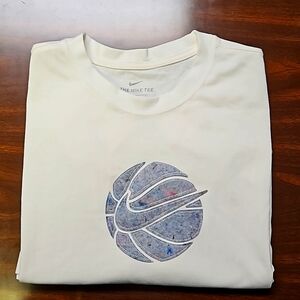 Nike Men’s Size Large Off White Move 2 Zero Basketball T-Shirt